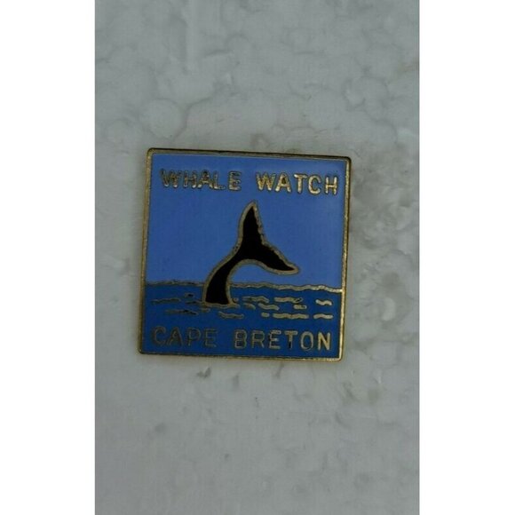 Cape Breton Pin whale watch  pin hat travel lapel - Picture 2 of 4